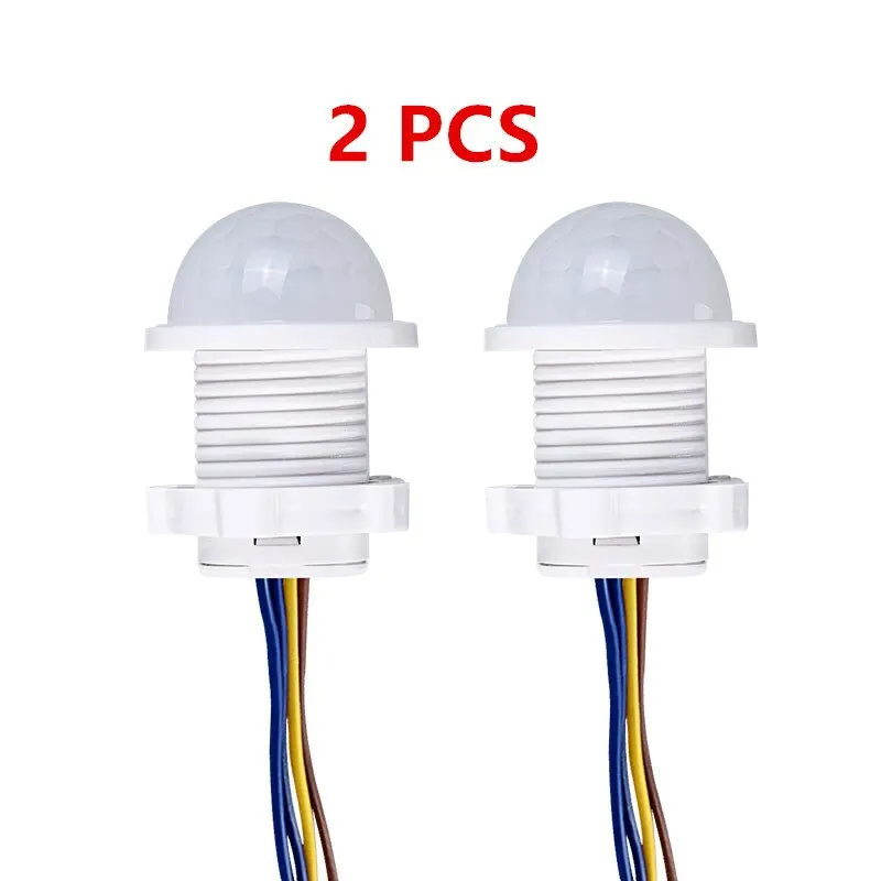 Outdoor Lighting Brands - AC110-240V 自動センサーライトスイッチ LED PIR 赤外線モーションセンサー検出ミニ LED