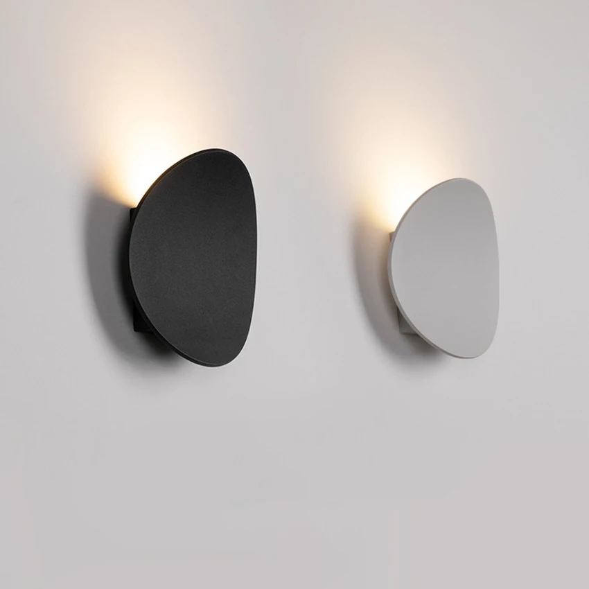 Outdoor Lighting No Wiring - 防水アルミニウムLEDウォールランプ,モダンな電球,屋内,屋外,庭,パティオ,装飾,クリエイティブな照明,ac90,260v