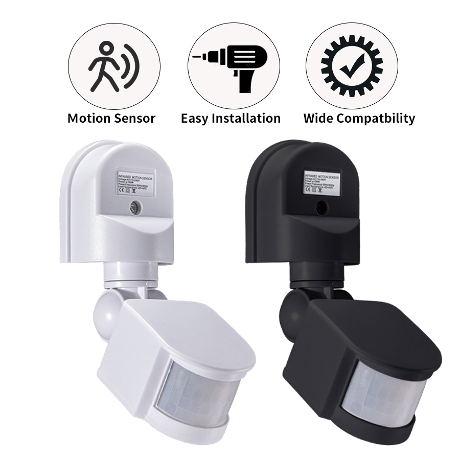 Outdoor Lighting Brands - PIR モーションセンサー 220V 110V 12V 自動赤外線センサー動作検出器屋外