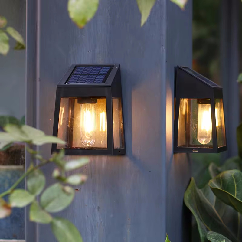 屋外ソーラーランプ,防水,壁照明,庭の装飾,タングステン電球 - Photocell Outdoor Lighting のレビューと価格
