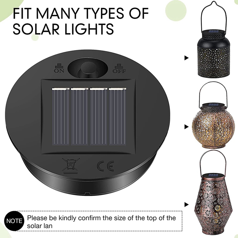 ソーラーパネル用LEDシーリングライト,7ルーメン,6個 - Photocell Outdoor Lighting のレビューと価格
