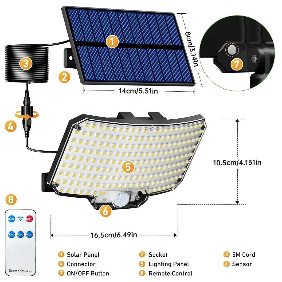 234LED ソーラー屋外ライト モーションセンサー 超高輝 - Outdoor Lighting Solar のレビューと価格