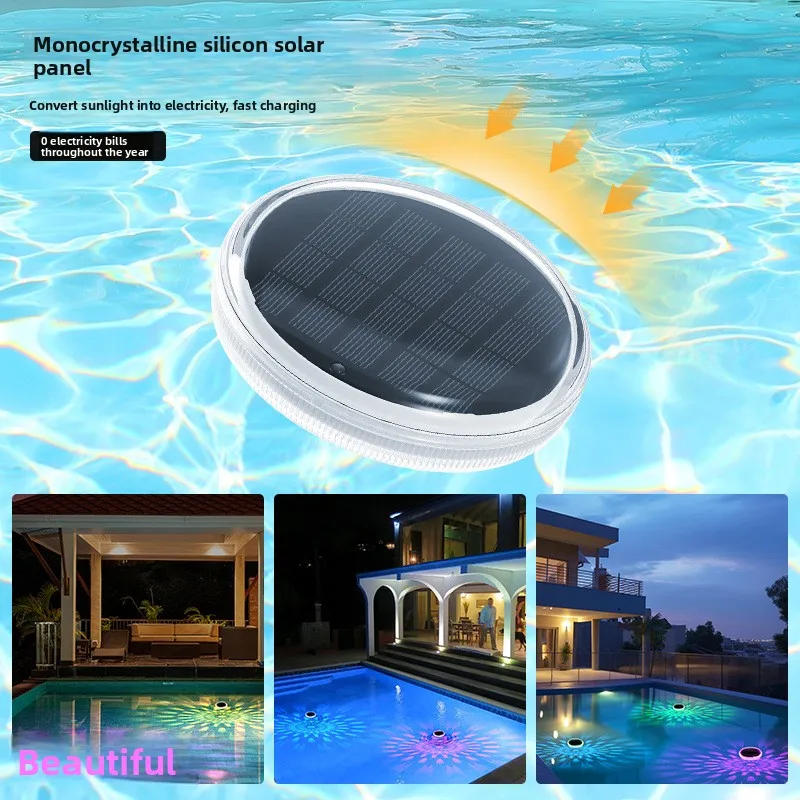 ソーラー式屋外噴水ライト、池の水面照明、景観照明、家庭用、プ - Outdoor Lighting And Landscape のレビューと価格