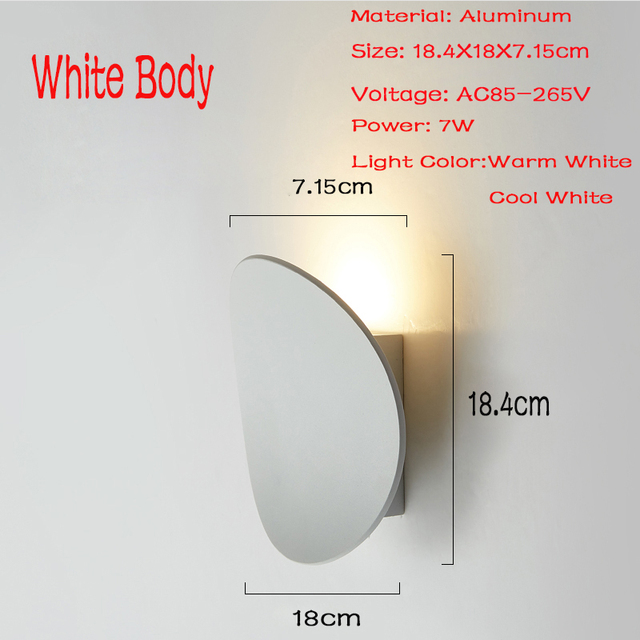 防水アルミニウムLEDウォールランプ,モダンな電球,屋内,屋 - Outdoor Lighting No Wiring のレビューと価格