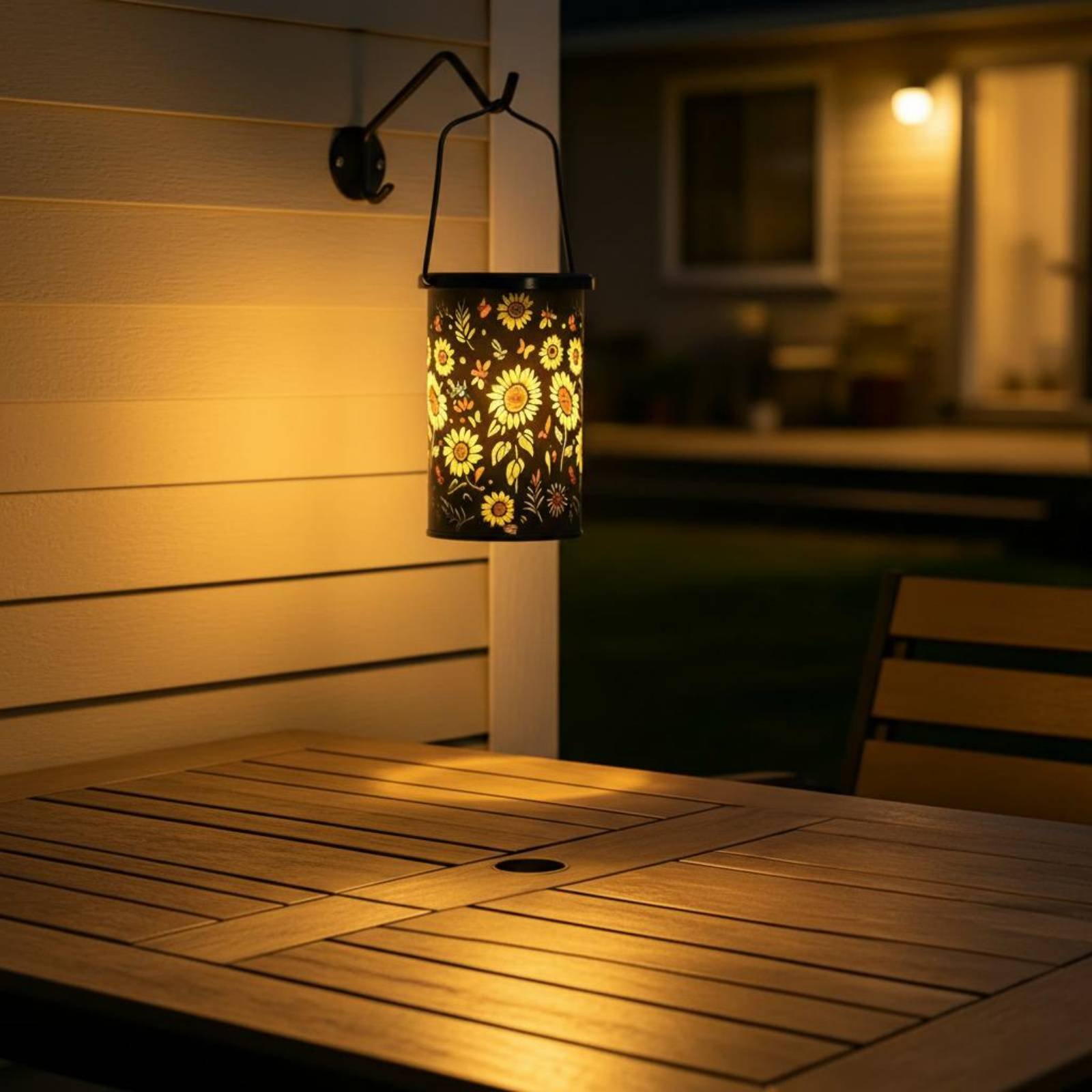 花柄ランタン ヴィンテージデザイン 吊り下げ式ソーラーランタ - Outdoor Lighting And Landscape のレビューと価格