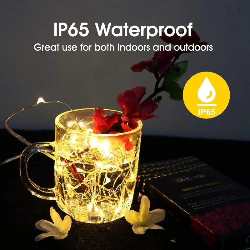 USB LED ストリングライト銅銀線ガーランドライト防水  - Outdoor Lighting No Wiring のレビューと価格
