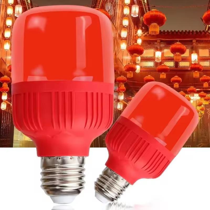 新型ハイパワーレッドLED電球 E27/B22 220V 5 - Outdoor Lighting Solar のレビューと価格