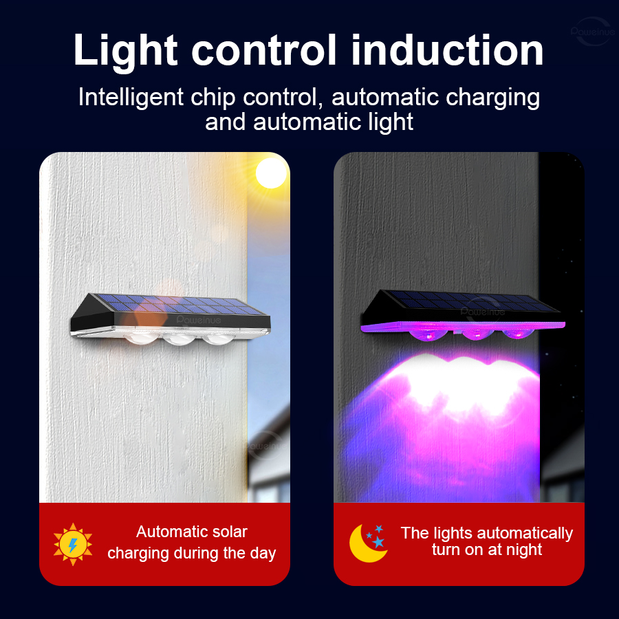超高輝度ソーラーライト RGBと温白色ソーラーLEDステップ - Outdoor Lighting With Outlet のレビューと価格