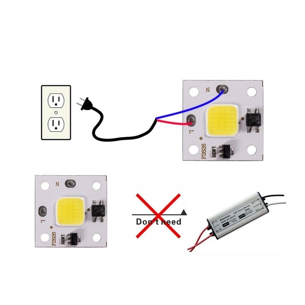220V LEDチップダイオードランプ,10w cobモジュ - Outdoor Lighting Brands のレビューと価格