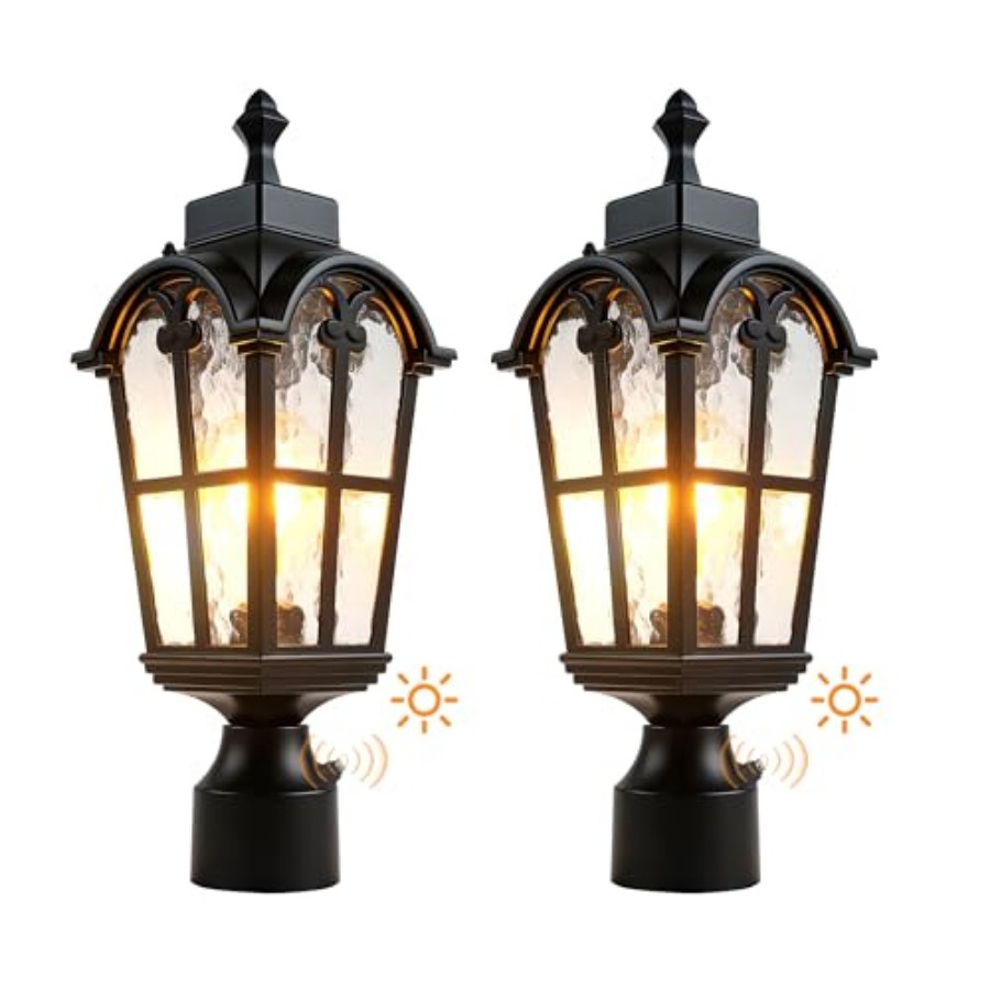 センサー屋外ポストライト防水ポストライト器具屋外防錆防水エク - Outdoor Lighting Waterproof のレビューと価格