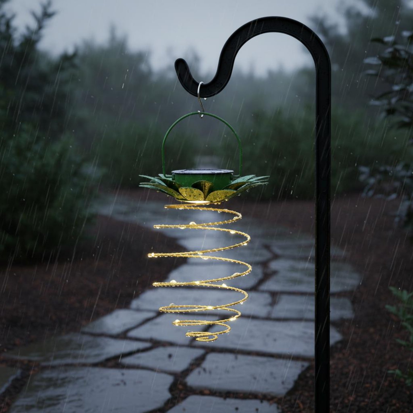 2個入り ソーラーパイナップルランプ 防水パイナップルハンギ - Outdoor Lighting And Landscape のレビューと価格