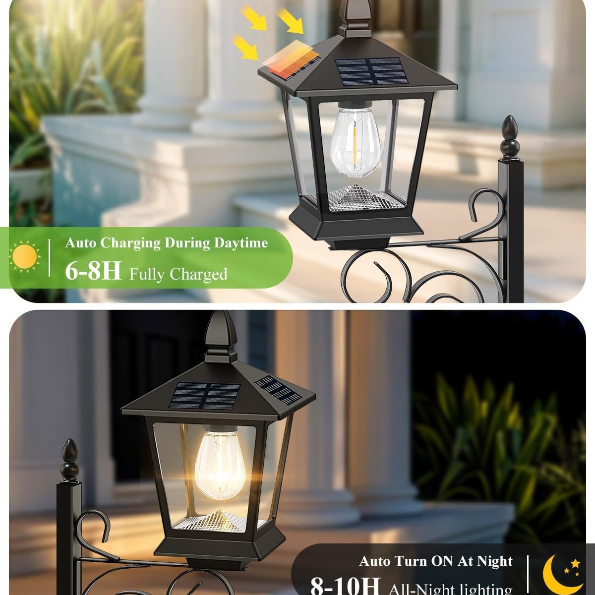 2 in 1 ソーラープランターランプ 防水 暖白色 屋外壁 - Outdoor Lighting Solar のレビューと価格