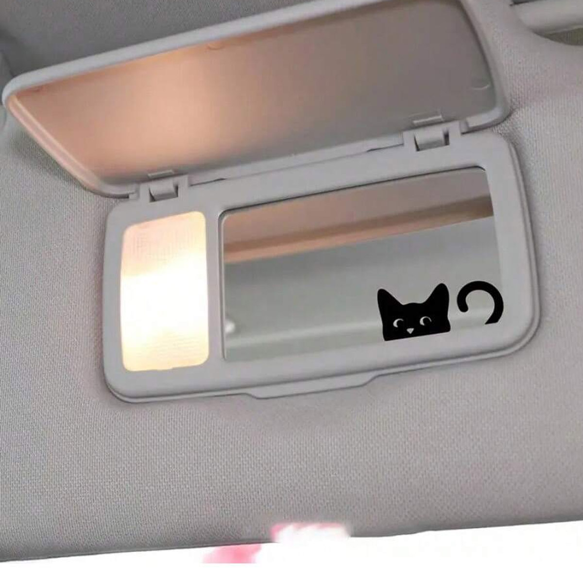 猫ステッカー、ミニ猫、覗き見猫、ミラーステッカー、車用ステッ - Outdoor Lighting With Outlet のレビューと価格