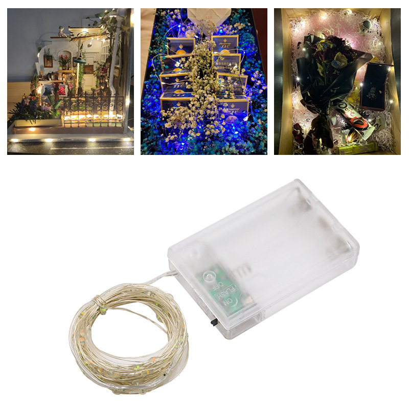 結婚式の祝祭用LEDシルバーワイヤーライトストリング、ラマダ - Outdoor Lighting No Wiring のレビューと価格