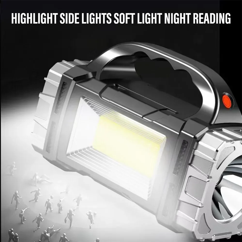 新しいアップグレード充電式ハイパワーソーラー LED 懐中電 - Photocell Outdoor Lighting のレビューと価格