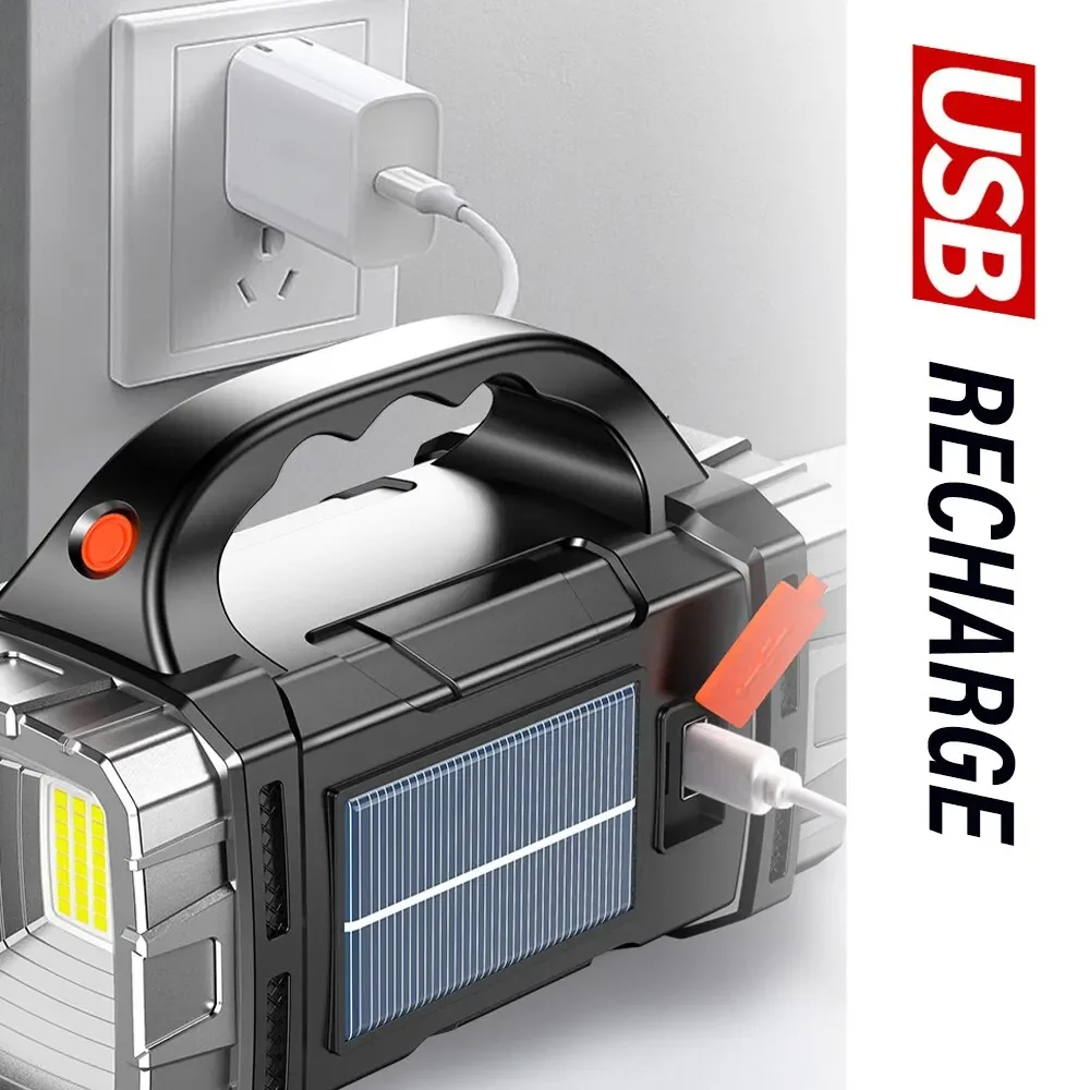 新しいアップグレード充電式ハイパワーソーラー LED 懐中電 - Photocell Outdoor Lighting のレビューと価格