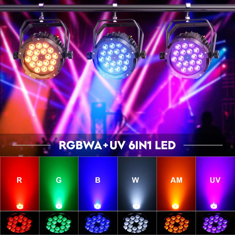 4個セット 18x10W IP65防水 パーライト RGBW - Outdoor Lighting Ip65 のレビューと価格