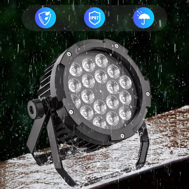 4個セット 18x10W IP65防水 パーライト RGBW - Outdoor Lighting Ip65 のレビューと価格