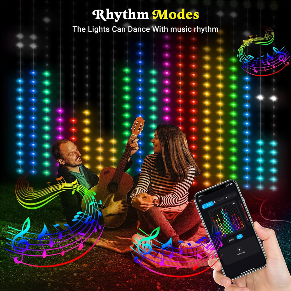1/2 個 400LED カーテンライト LED スマートス - Outdoor Lighting Smart Controller のレビューと価格