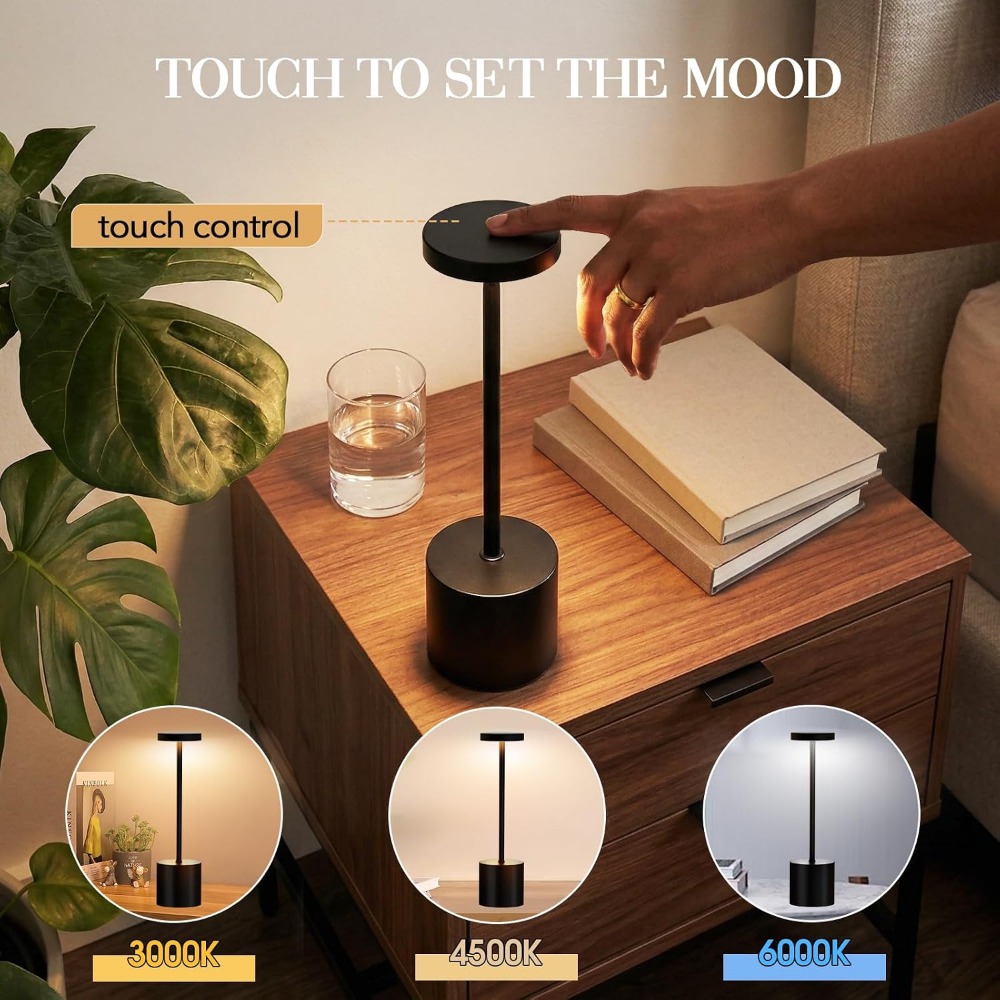 コードレステーブルランプセット 5000mAhバッテリー タ - Outdoor Lighting Waterproof のレビューと価格