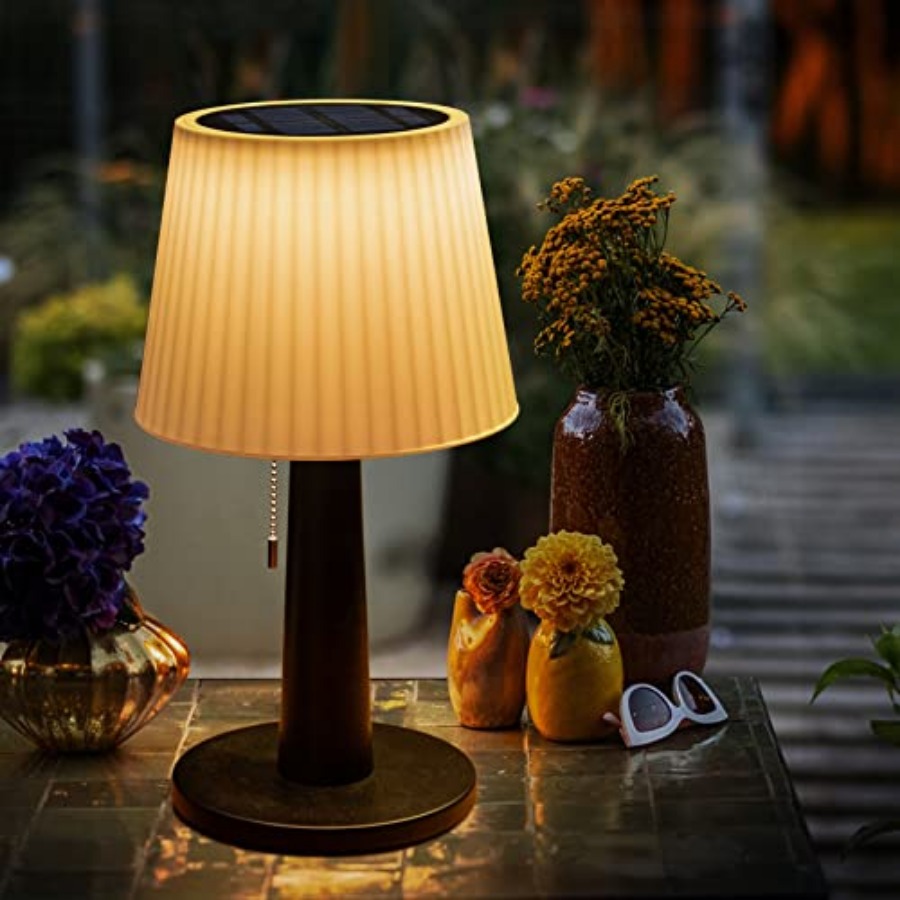 ソーラーテーブルランプ 屋外/屋内用 - 母の日ギフト 3つ - Outdoor Lighting Solar のレビューと価格