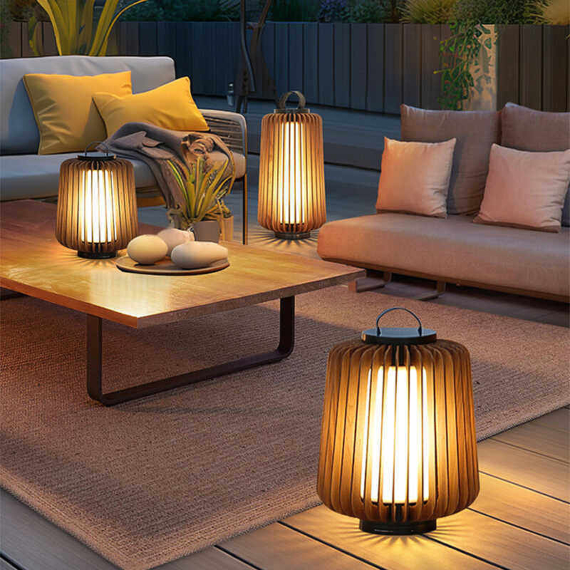 発光フロアランプ中庭ソーラーLED屋外照明非ソーラーランプ屋 - Outdoor Lighting Solar のレビューと価格